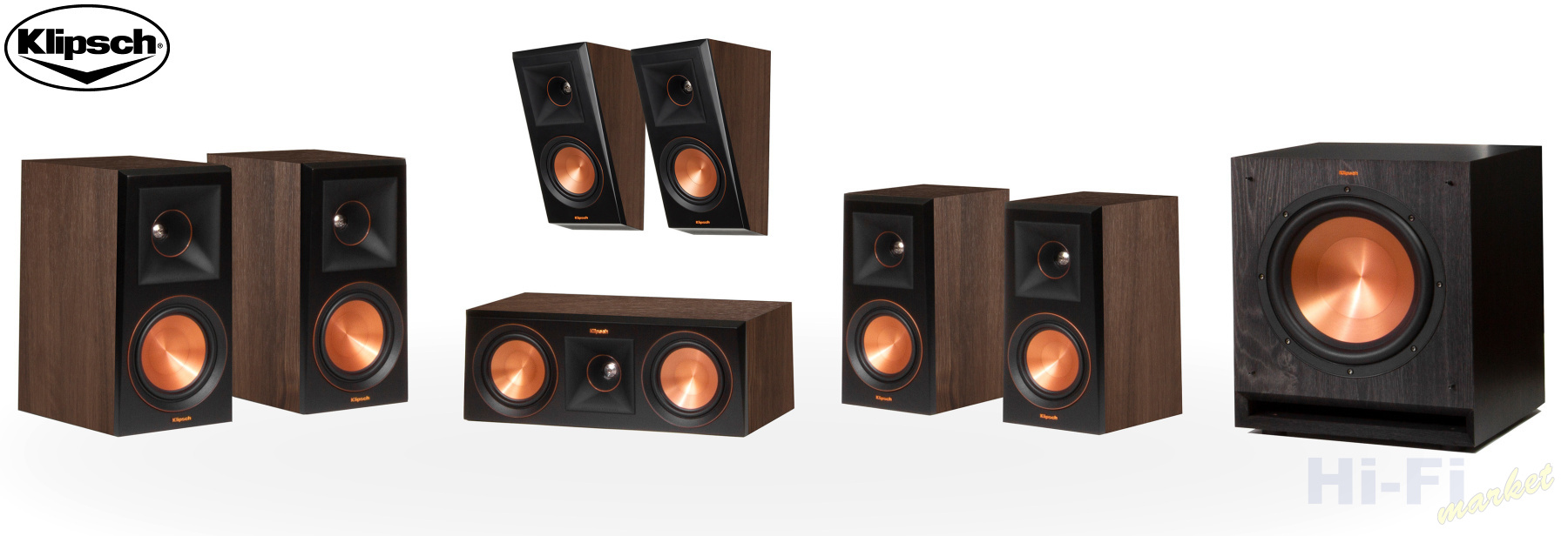 KLIPSCH Reference Premiere RP-600M set 5.1.2 Dolby Atmos
