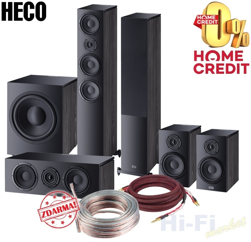 HECO Aurora 700 set 5.1 bílá