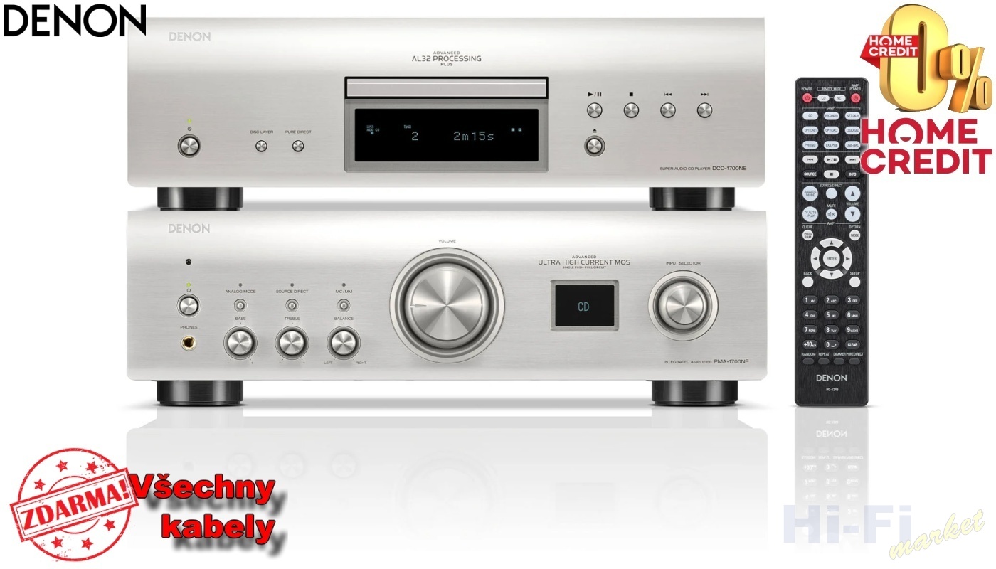 DENON PMA-1700NE Stereo černá