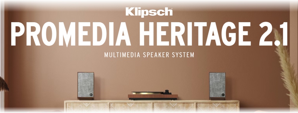 KLIPSCH ProMedia 2.1 BT Heritage ebenově černá