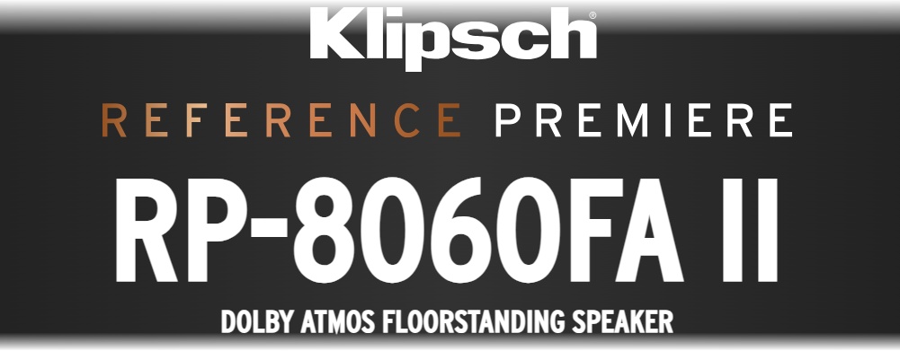 KLIPSCH Reference Premiere RP-8060FA II Dolby Atmos ebenově černá