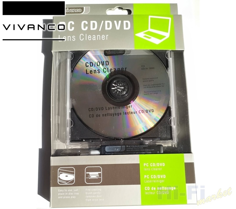 VIVANCO čistící CD/DVD PC9