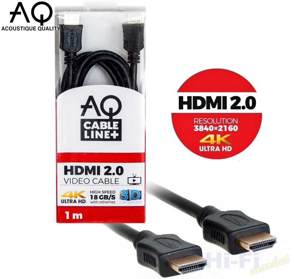 ACOUSTIQUE QUALITY HDMI 2.0 4K/HDR (1m)