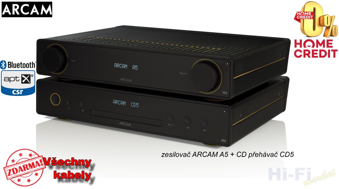 ARCAM A5 Stereo (+ všechny kabely ZDARMA)