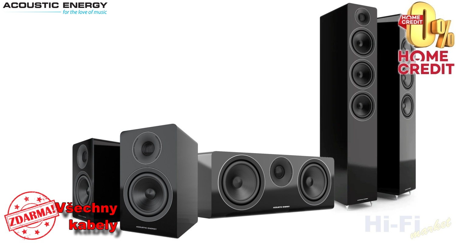 ACOUSTIC ENERGY AE320 set 5.0 černá