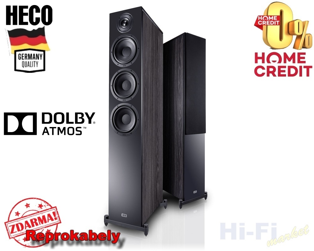 HECO Aurora 900 Dolby Atmos černá (+ reprokabely ZDARMA)
