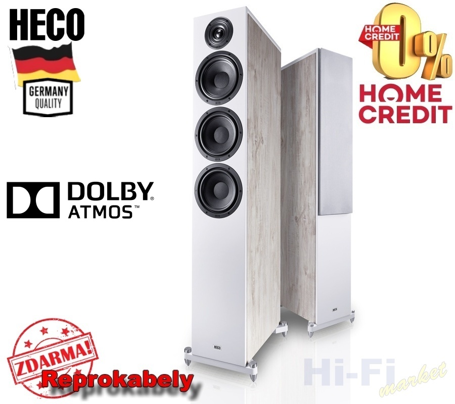 HECO Aurora 900 Dolby Atmos slonová kost (+ reprokabely ZDARMA)