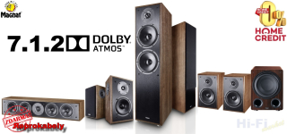 MAGNAT Monitor S80 set 7.1.2 Dolby Atmos ořech