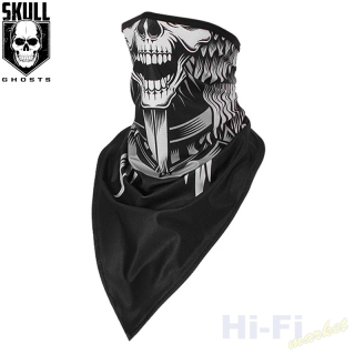 Kukla Ghost Skull Half Face No.02