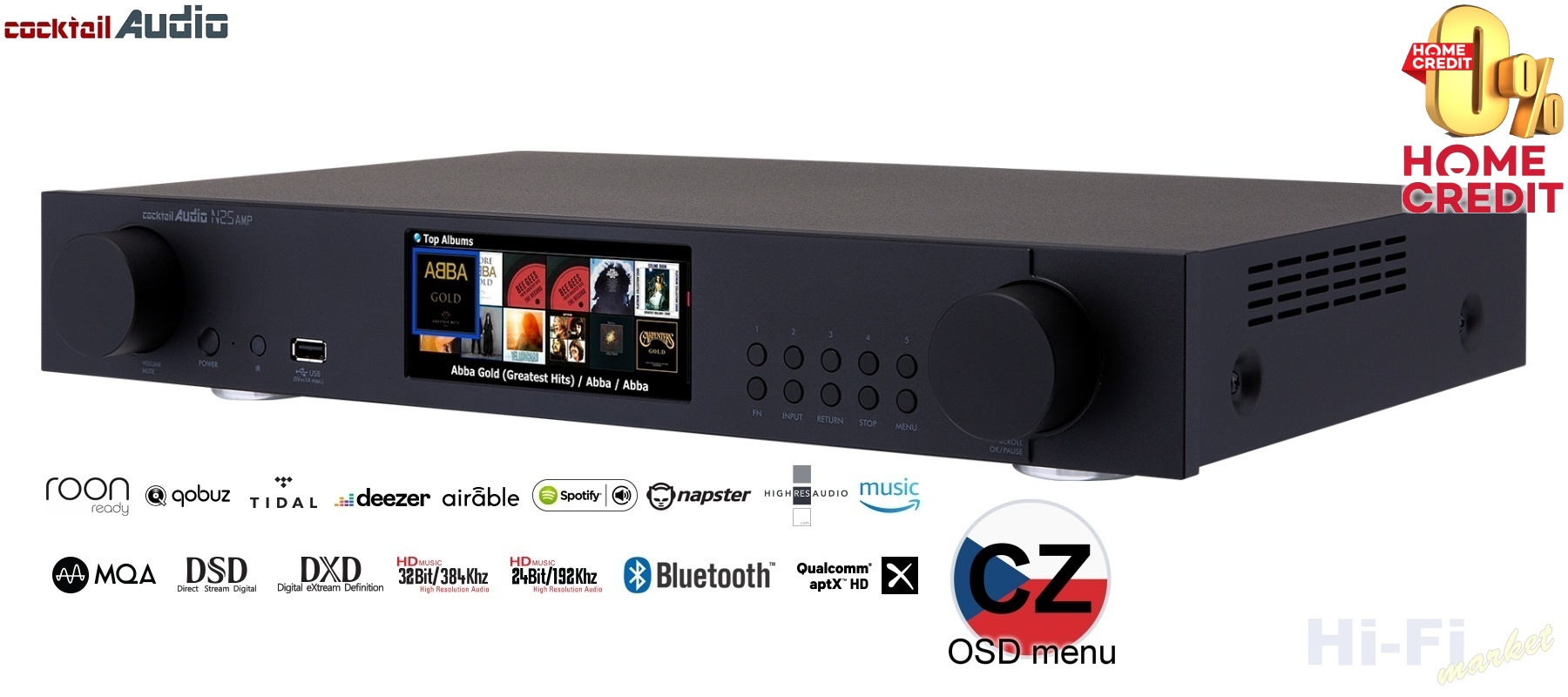 cocktailAudio N25AMP černá