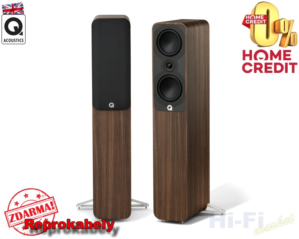 Q ACOUSTICS 5040 rosewood ( + reprokabely ZDARMA)