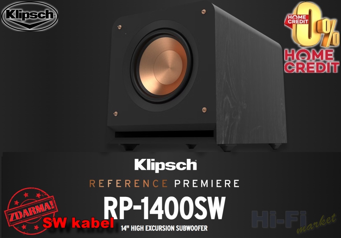 KLIPSCH RP-1400SW ( + SW kabel ZDARMA)
