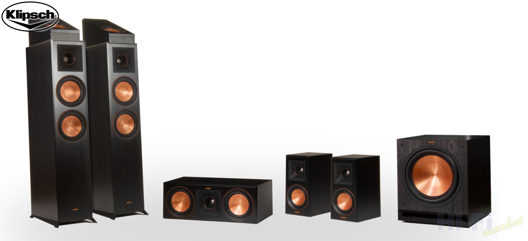 KLIPSCH RP-6000F set 5.1.2 Dolby Atmos