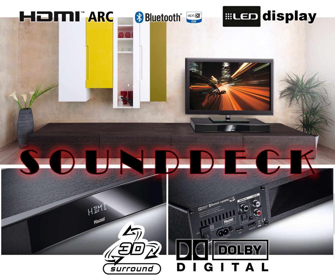 SOUNDDECK TV speakers